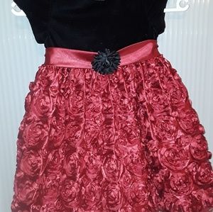 Dresses sezi  4t black ehn red polyester ypana